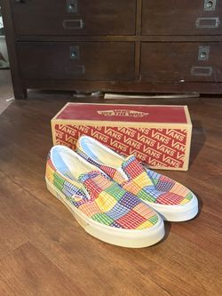 Vans PRIDE , White Multicolor Print, Canvas. Size 12 Men’s