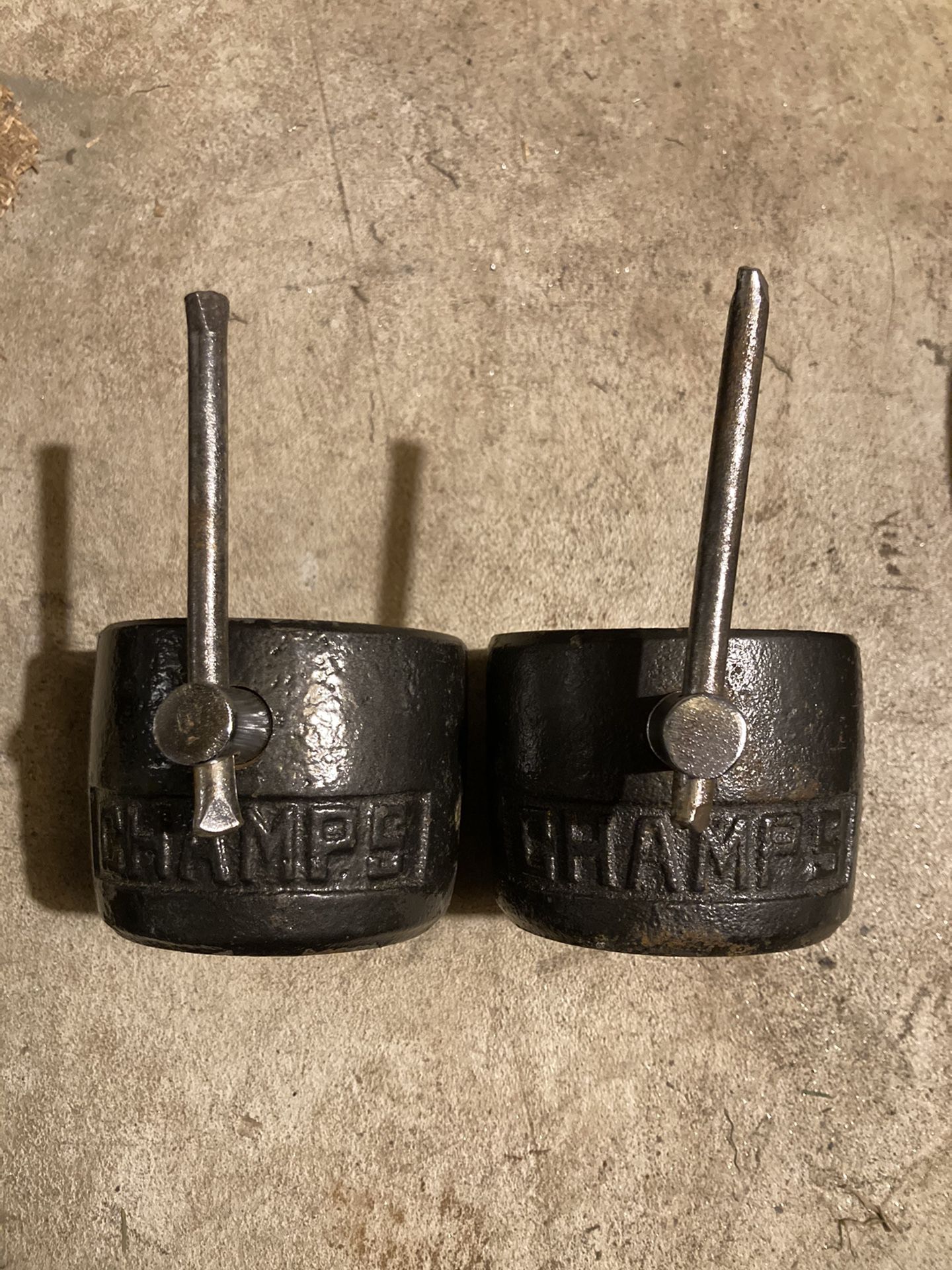 Olympic barbell collars