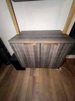 72” Fluted Bookshelf with Storage Cabinet