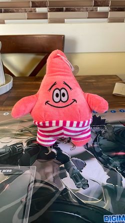 Patrick Star Plushie Suction Cup Hanger