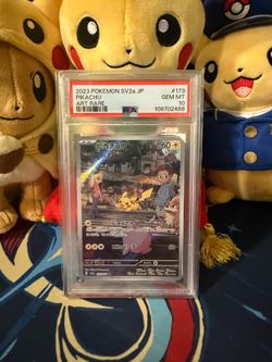 Pokemon 151 Japanese Pikachu PSA 10 (FS/FT)