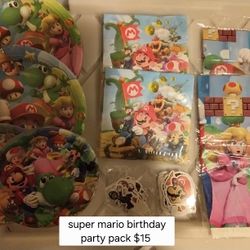 Super Mario Birthday Party Pack 