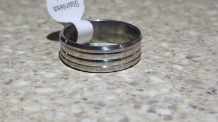 Stainless steel ring size 12.5