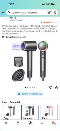 Professional Hairdryer 