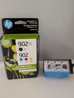 HP 902XL Ink Cartridge
Includes Addional Black Ink