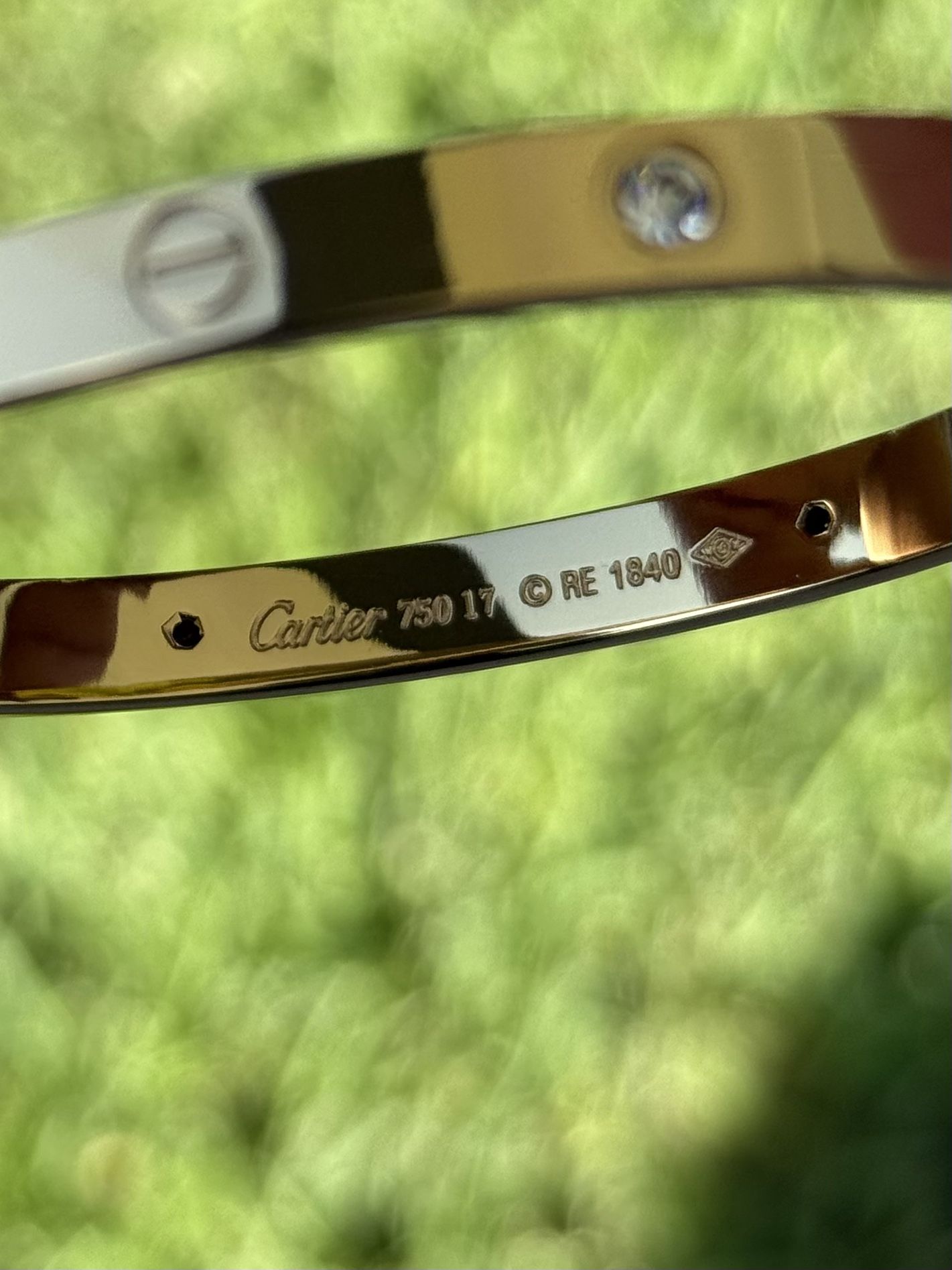 Real Cartier 750 19 Re 1840 Cartier Love Bracelet