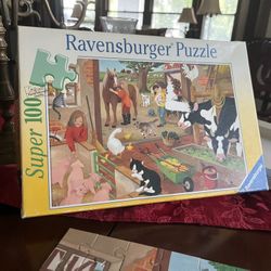 Ravensburger Puzzle Farm 100 Pieces