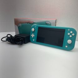 NINTENDO SWITCH LITE HDH-001 TURQUOISE 32GB HANDHELD CONSOLE W/ CHAR (CMP130023)