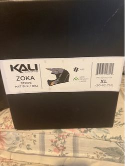 Kali Protectives Zoka Full-Face MTB Helmet XL — Black/Bronze — New
