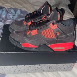 Jordan 4 Red Thunders