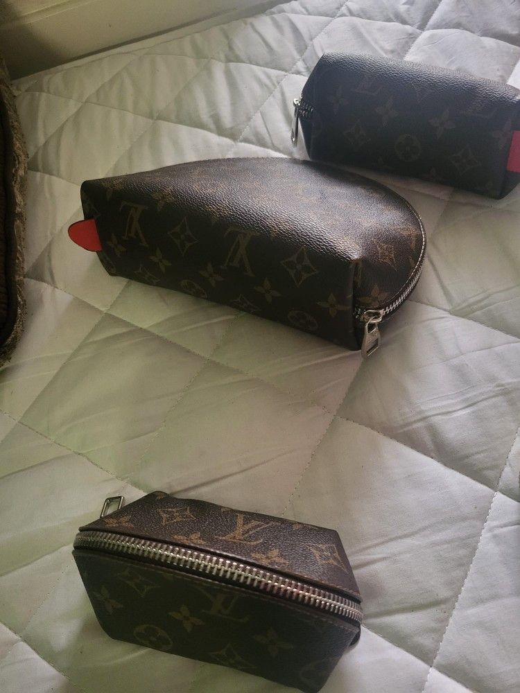 3 Pieces Purse For Make Up