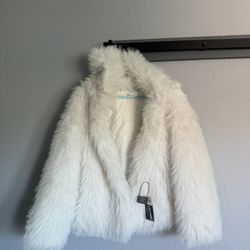 Faux Fur Jacket Size s