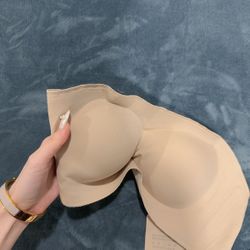 Brand new strapless tube top with anti-slip strip, size M