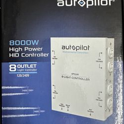 8000W 8 Outlet Light Controller 