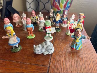 Alice In Wonderland ornament figurines