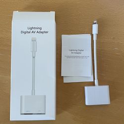 Lightning digital AV adapter 