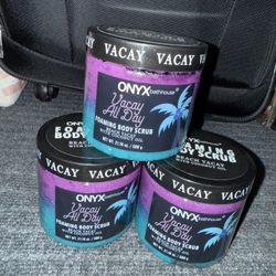 🎁 3 ONYX VACAY ALL DAY BODY FOAMING SCRUB 
