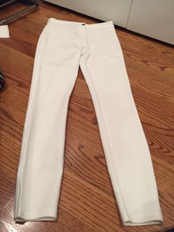 White scuba pants