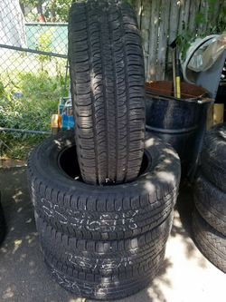 255/65/18 Goodyear fortera hi, set of 4, 70% tread 7-8/32, great condition $250 for 4 tires .