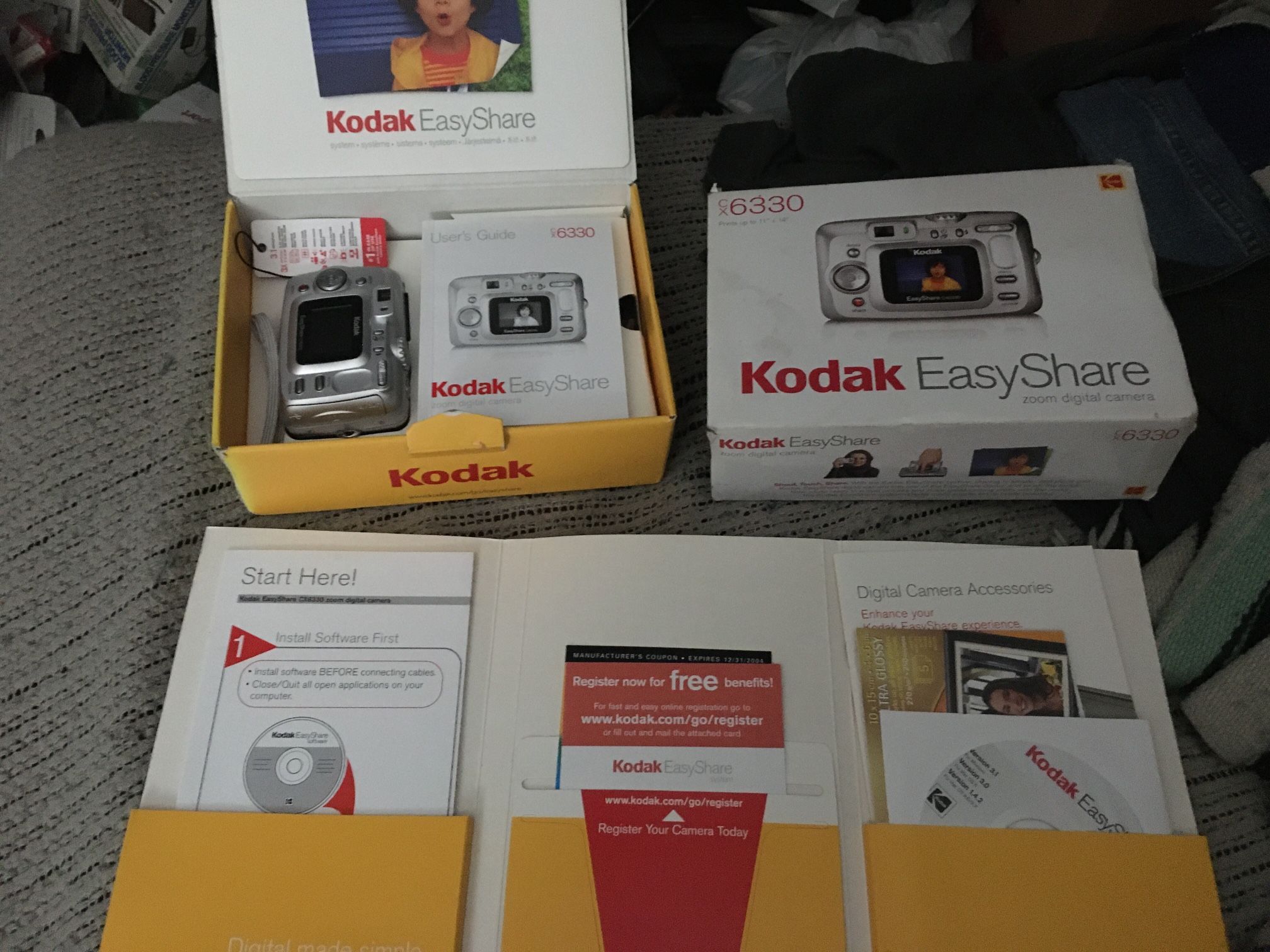 Lnew Kodak Cx 6330 Easyshare Zoom Digital Camera Set Only $60 Firm