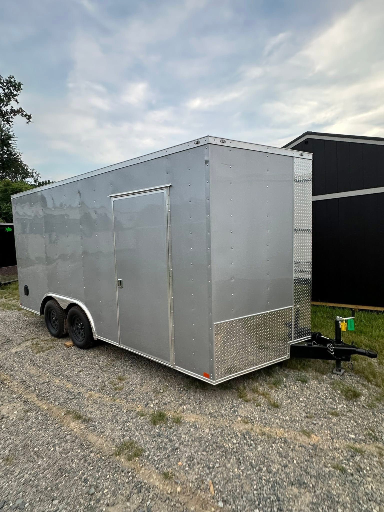 8x16ft NEW enclosed Trailer |Sold By Baxter buildings | Buy Or Rent To Own | Pickup In Fredericksburg Va