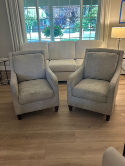 Upholstered chairs - set of two