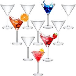 Plastic Martini Glasses