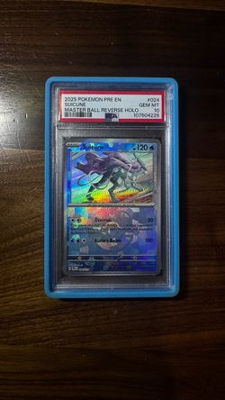PSA 10 Suicune Master Ball Reverse Holo #024