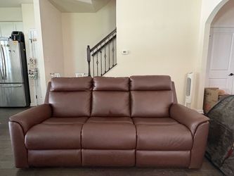 Brown Reclining Couch