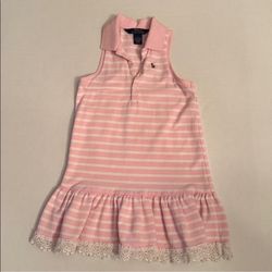 Ralph Lauren Polo Pink & White