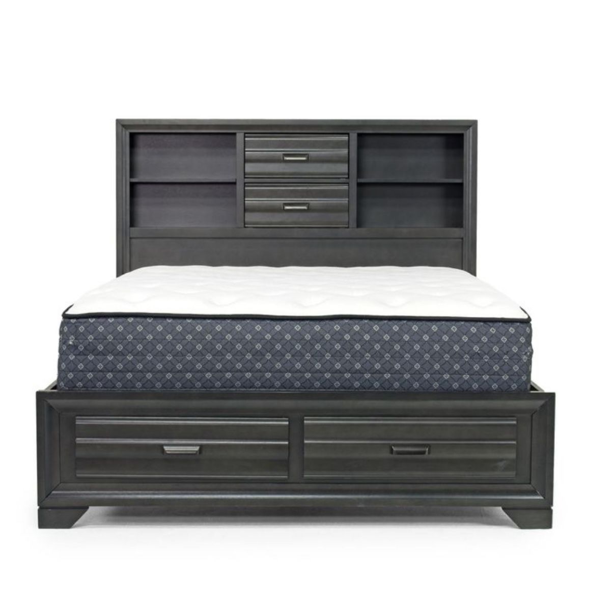 Queen bed frame and nightstand