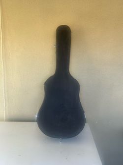 Black Acoustic Guitar Hard Case