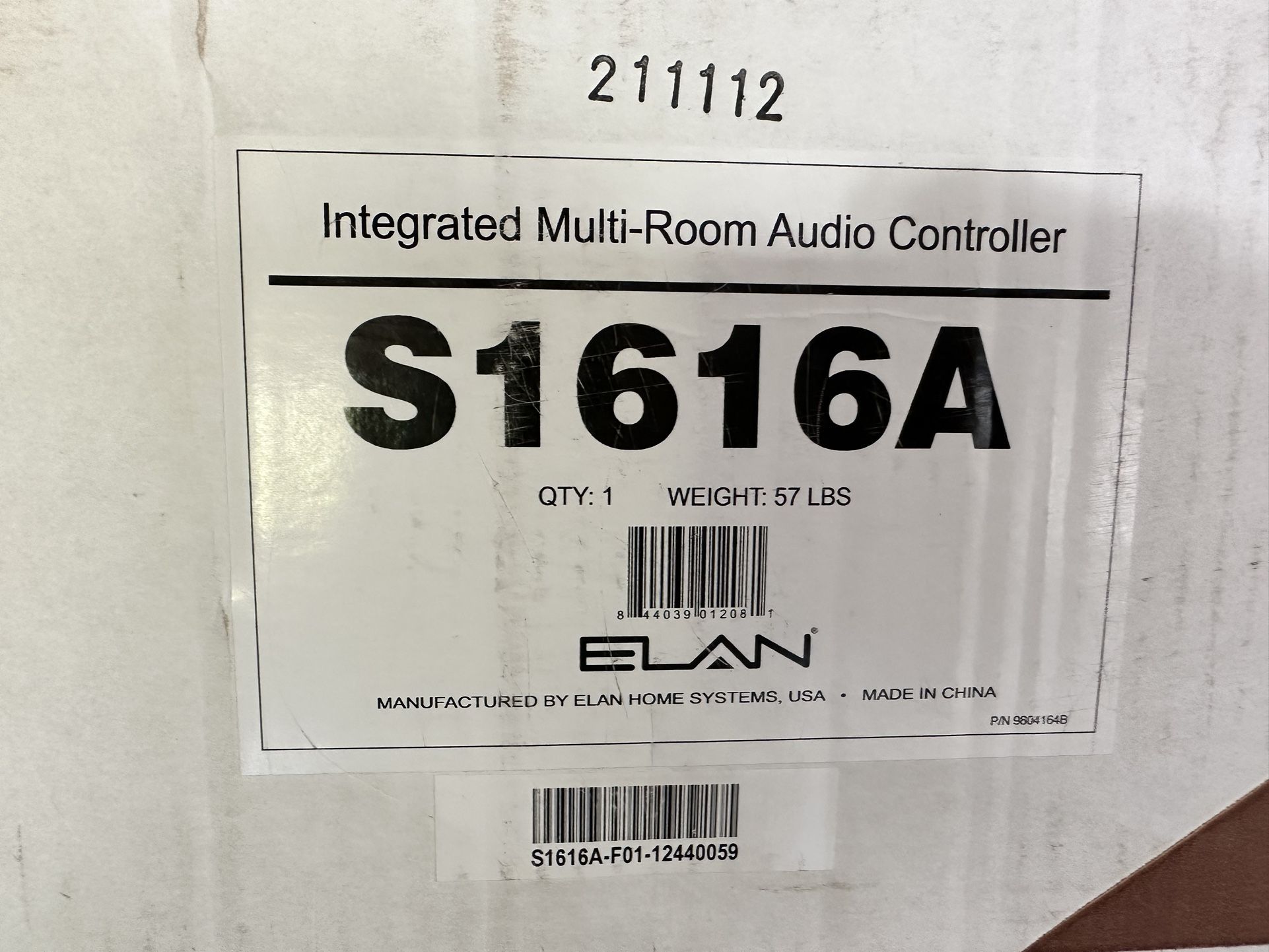 ELAN 1616a amplifier