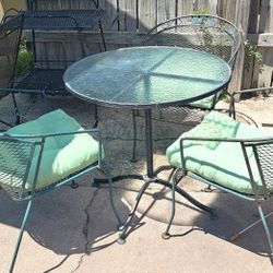 set de jardin 3 sillas y mesa 