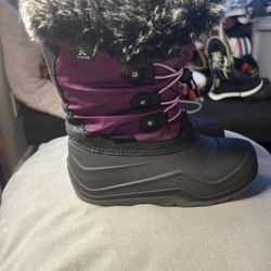 Kamik Girls Waterproof Snow Boots Size 1