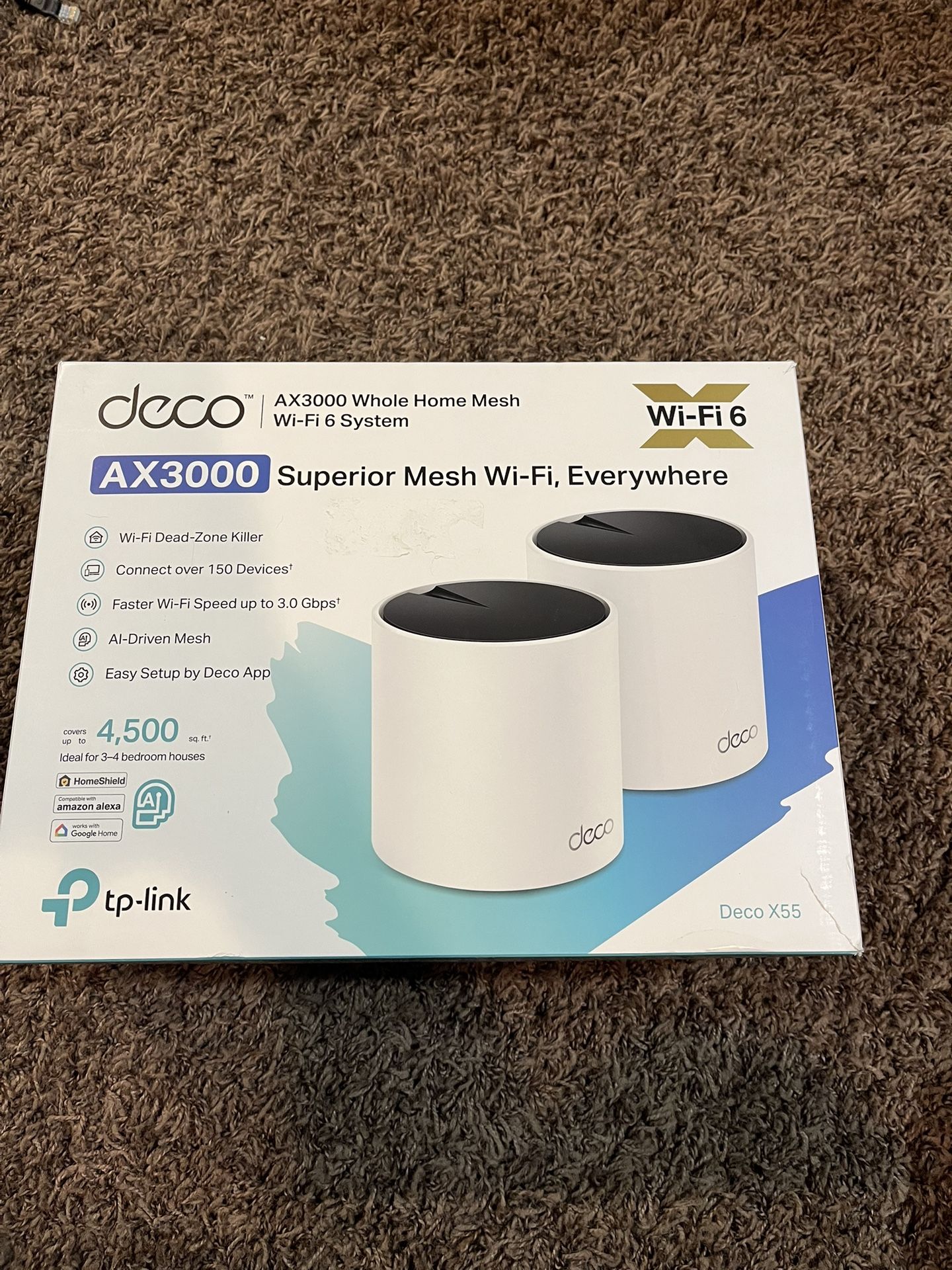 Deco AX3000 Whole Home Mesh Wi-Fi, Everywhere for Sale in San Antonio ...