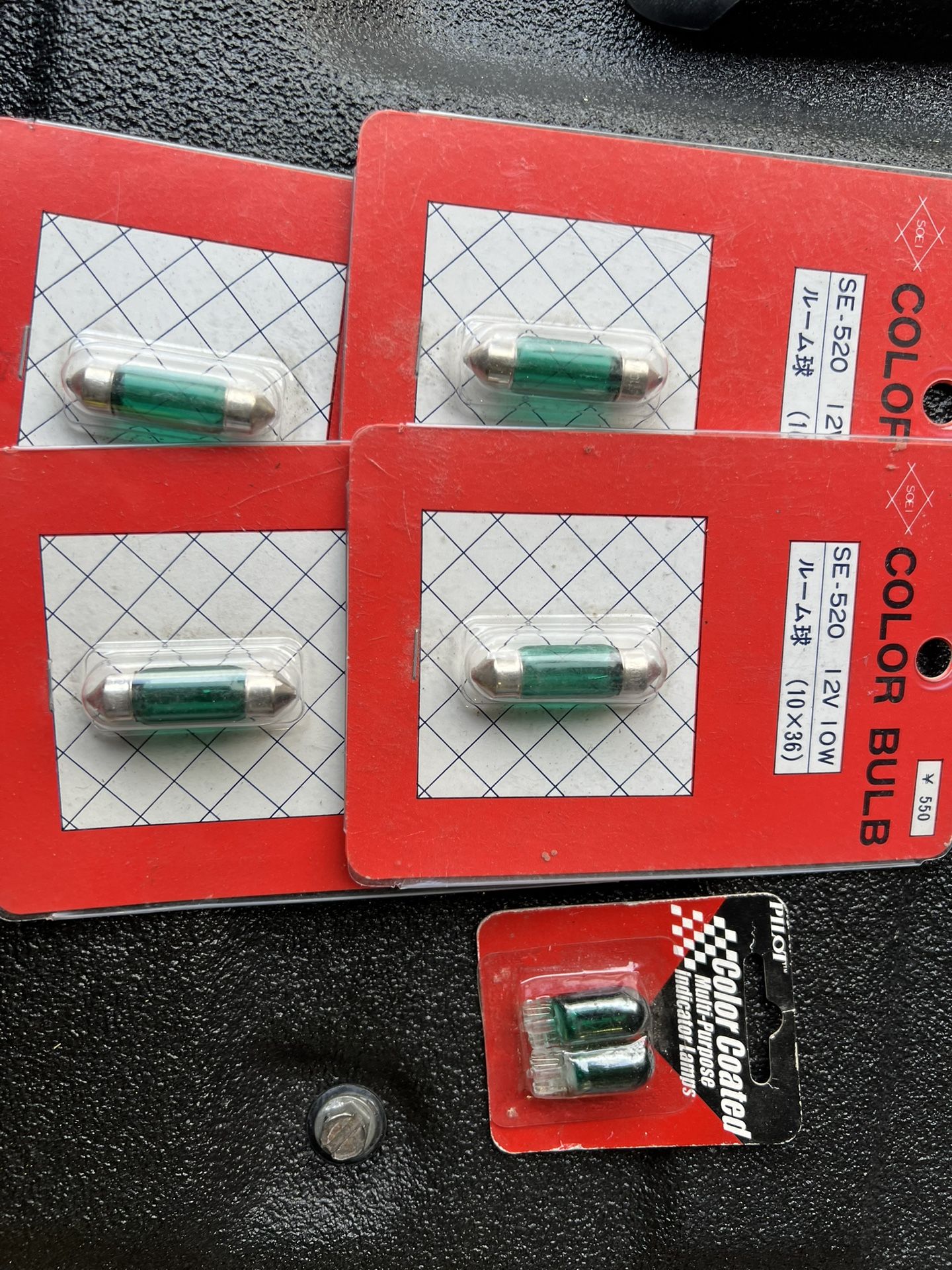 Green Bulbs Set Of 4 SOEI SE-520 (10X36) And set Of 2 194 WI-194-G