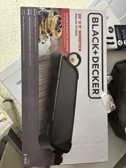 Black Decker 20x11 Non Stick Griddle