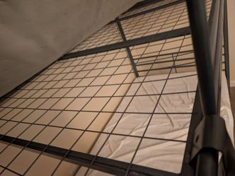 Metal bunk bed frame(NO MATTRESSES)(PICK UP ONLY)
