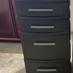 Black Sterlite Storage Drawer Unit