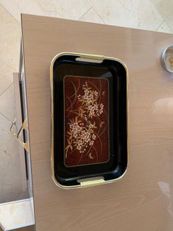 Asian theme tray