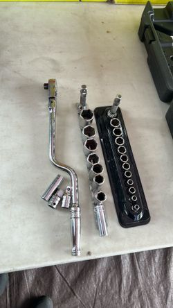 Snap on sockets and wrench all for