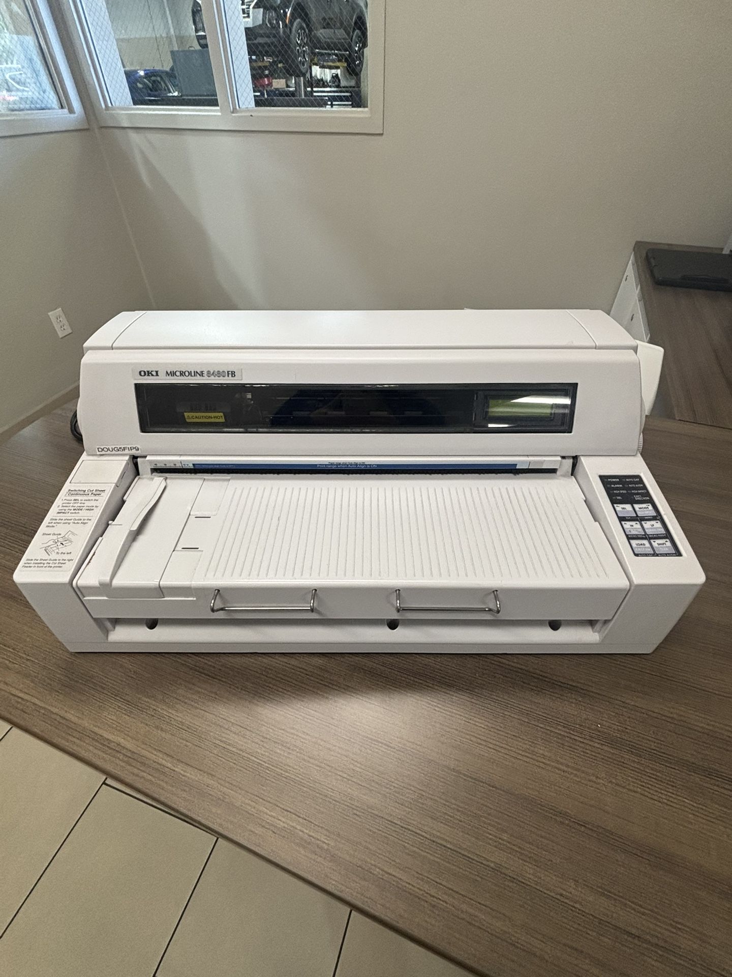 OKI Microline 8480FB Dot Matrix Printer 