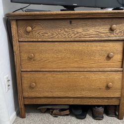 Solid Wood Antique Dresser