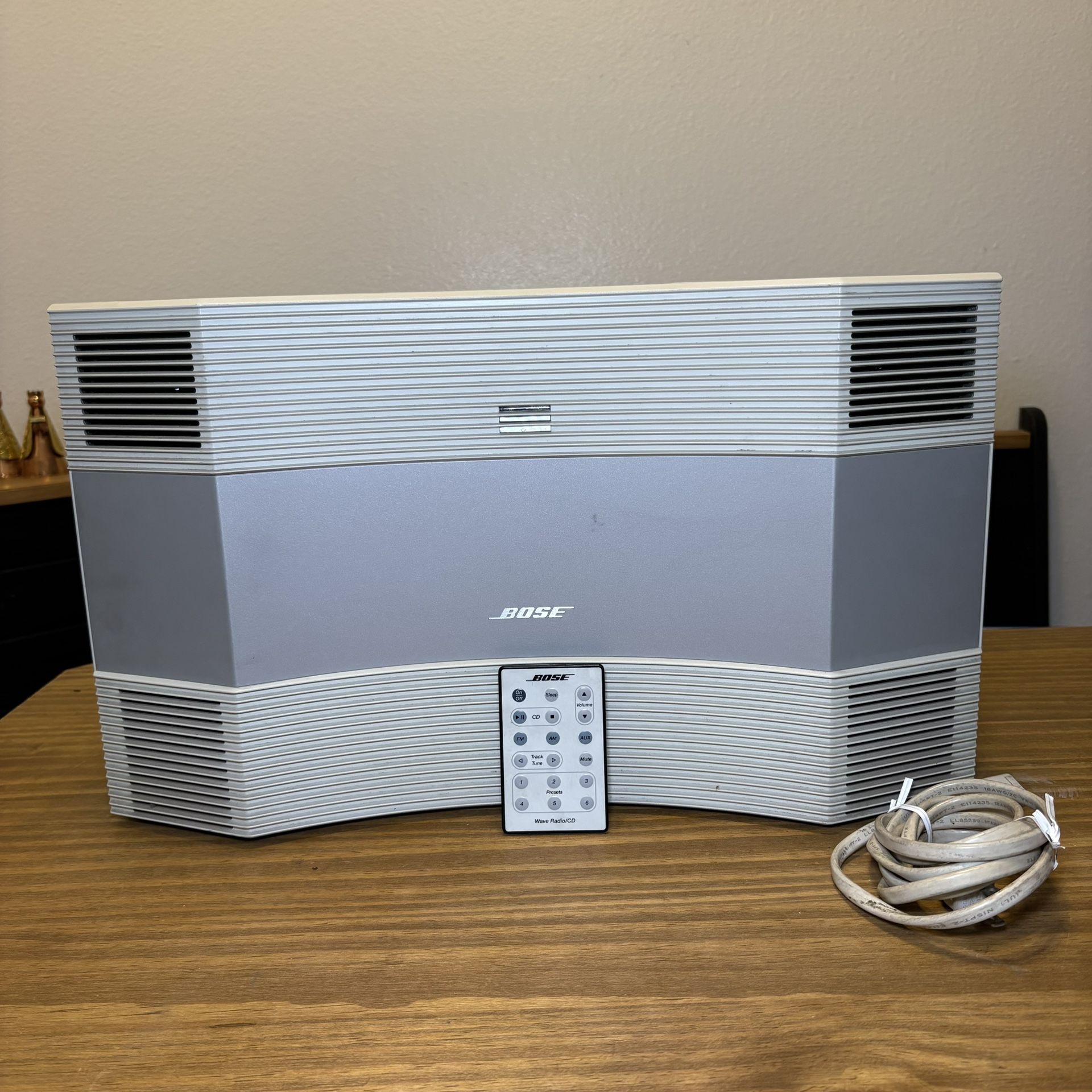 Bose Acoustic Wave Music System CD-3000 w/ Remote & AUX Input – Tested Works