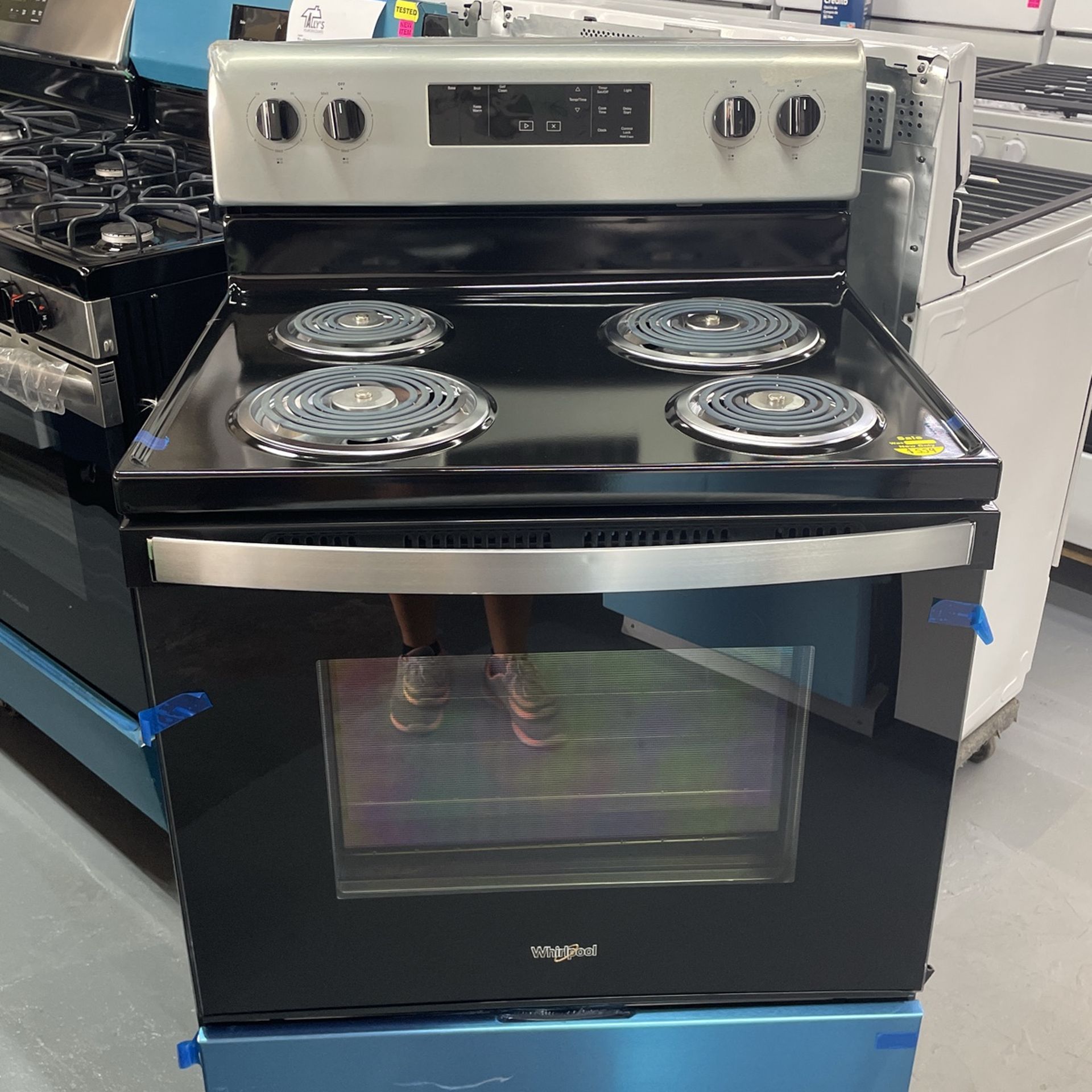 Electric Stove 4 Coils In Stainless Steel