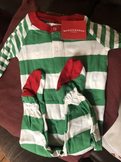 6-9 months baby Christmas pjs new