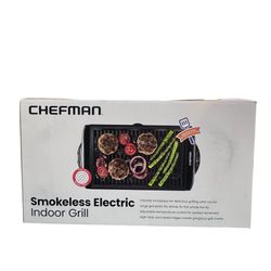 Chefman Smokeless Electric Indoor Grill BBQ 