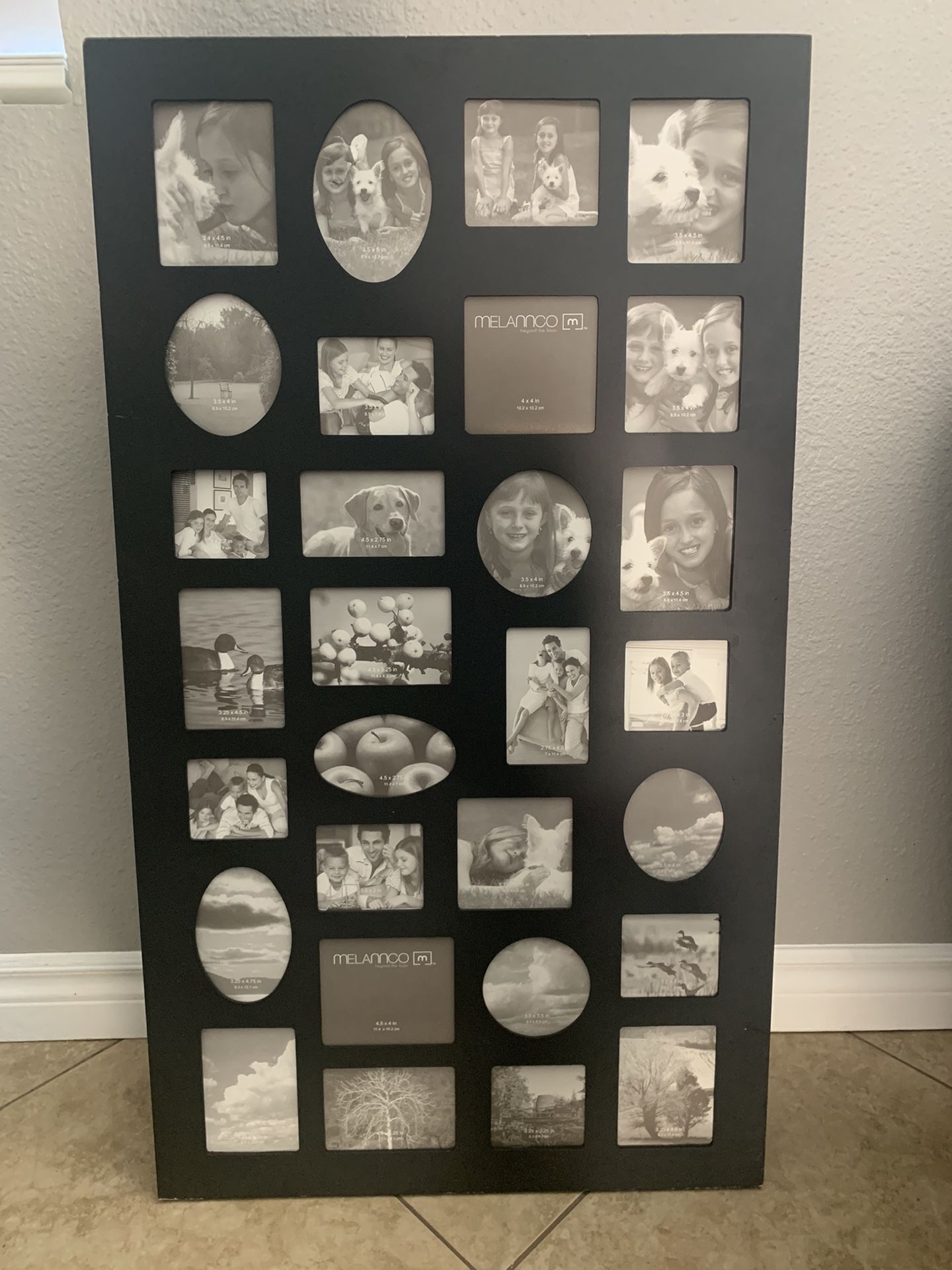 Large Picture Frame Holds 29 Photos