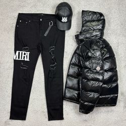 Amiri jeans and Amiri jacket